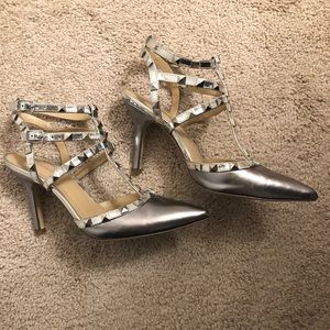 BCBGeneration Shoes - BCBG Silver stud heels BCBGeneration Shoes - BCBG Silver stud heels